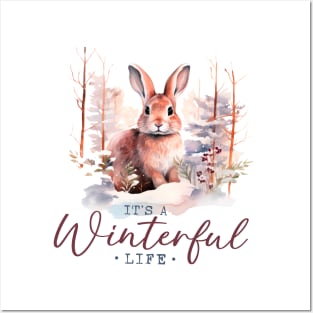 What a winterful life Posters and Art